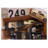 Box of Model Car Parts