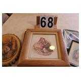 Group of Pictures ~ Deer Carved in Leather ~