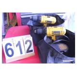 2 Dewalt Drills ~ 2 Batteries ~  Charger