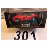 Burago 1992 Dodge Viper 1/18