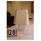 Rectangular Crystal Lamp 21 1/2
