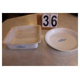2 Corning Ware Baking Dishes