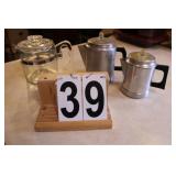 3 Coffee Pots