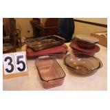 Set of Pyrex Bowls and Baking Dishes