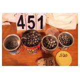 4 Cans of Lead Balls .715 ~ .52 ~ .569