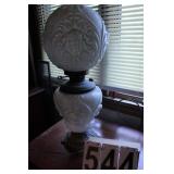 Vintage Cherub Baby Face Gone w/ the Wind Lamp