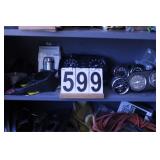 Shelf of Harley Parts ~ Speedometer