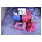 Group of Gas Cans