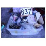 Tote of Motor Cycle Parts and Cables