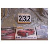 3 Car Model Kits  ~ 1958 Plymouth