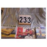 3 Car Model Kits  ~ Little Red Wagon
