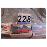 3 Car Model Kits  ~ 64 Ram charger