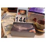 Silver Plate Servers ~ Throw ~ Clay Dishes