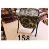 Camp Stool W/ Poncho