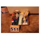 Box of Cleaning Supplies