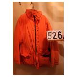 2 ~ XL Orange Hunting Coats and Gloves