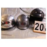 3 Motorcycle Helmets