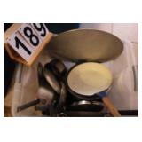 Box with Crock Pot ~ Grill Pan Club Aluminum