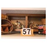 Contents of Shelf Above Refrigerator