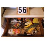 Contents of Cabinet Under Microwave