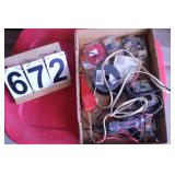 Box of Test Lights and Wire