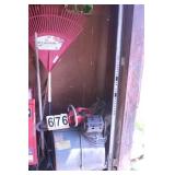 Squirrel Cage Fan ~ Rake ~ Saw ~  Garden Tools