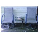 2 Patio Chairs & Table