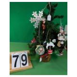 Christmas Tree 15" T W/ Ornaments