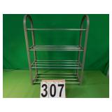 Small Shoe Rack  25" T X 19.5" L