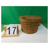 Longaberger Basket 1984 13 X 13