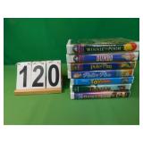 7 Disney VHS Tapes Includes Winnie The Pooh