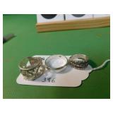 3 Rings 1 Is Marked 925 Others Unmarked -