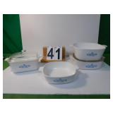 Set of 4 Corning Ware
