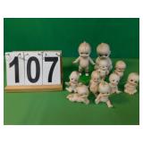 Porcelain Kewpie Dolls 4" & 5"