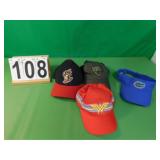 4 Ball Caps
