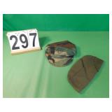 Military Garrison Wool Cap 6 7/8 - Cammo Cap