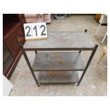 Metal 3 Shelf  31" X 25" X 11.5"