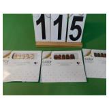 3 Sets Of Color Street Nail Sets