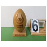 Indianapolis Colts Wood Football (Grid Works Inc)