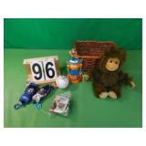 Basket Of Assorted Toys