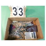 Calculator - Scissors - Screw Drivers
