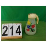 Hazel Atlas Gay Fad Frosted Waffle Batter Pitcher