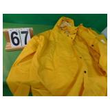 Rubber Rain Suit Size L