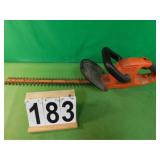 Black & Decker Hedge Trimmer W/ 22" Blade (Works)