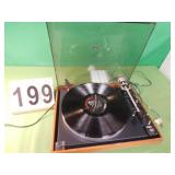 BIC Record Player Powers On