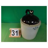 5 Gallon Crock Chunk Broke Out Of Neck