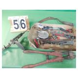 Flat Of Tools Includes Bolt Cutters
