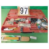 Craftsman Case W/ Pencils - Knife sharpener -