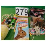 3 Books - Puzzle - Card Shuffler - Jump Rope -