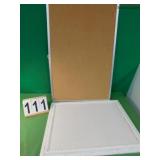 Cork Board 36" X 24" - Picture Frame 21.5" X 27"